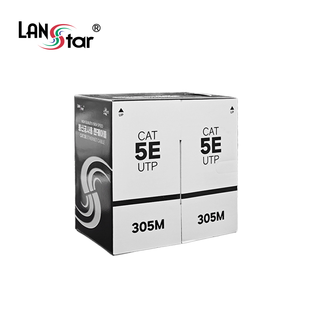 [LANstar] Cat.5E UTP 305M 케이블 Yellow 색상 [LSC005]