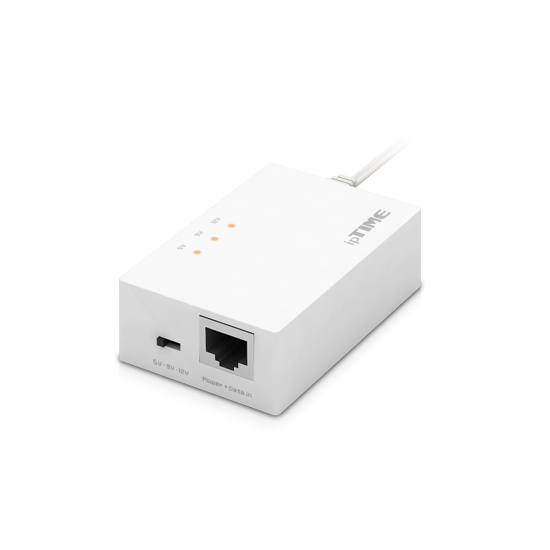 ipTIME POE 스플리터1 5V 9V 12V 전압선택