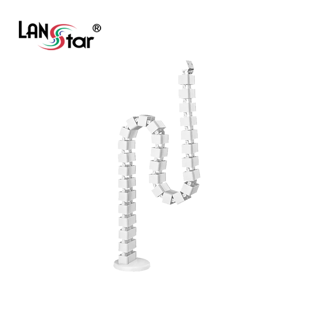 [LANstar] 언더 데스크 케이블 정리기 화이트 [30890]