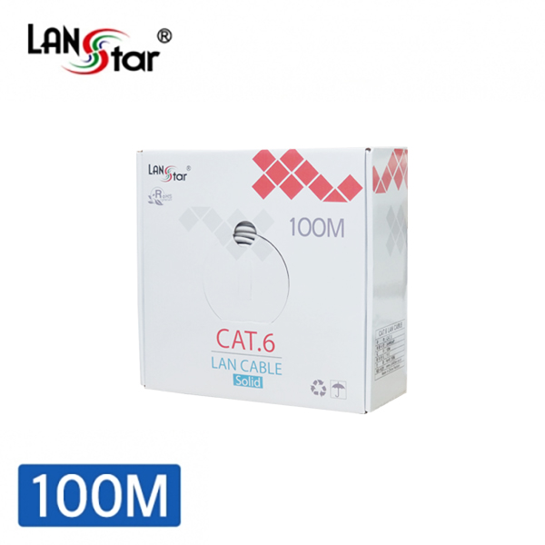 [LANstar] CAT.6케이블, FTP, 100M [10119]