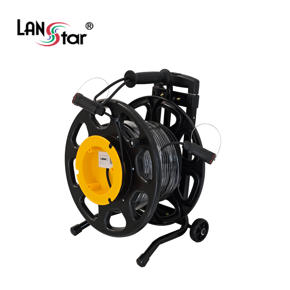 [LANstar] HDMI2.1v AOC 옥외용 릴 케이블, 80M [39839]