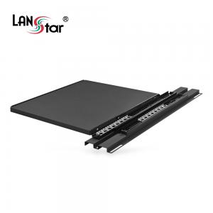 [LANstar] 슬라이드 서버랙 전용 선반, 410(W)*500(D), 검정 For LS-750HS~2000HS [50029]