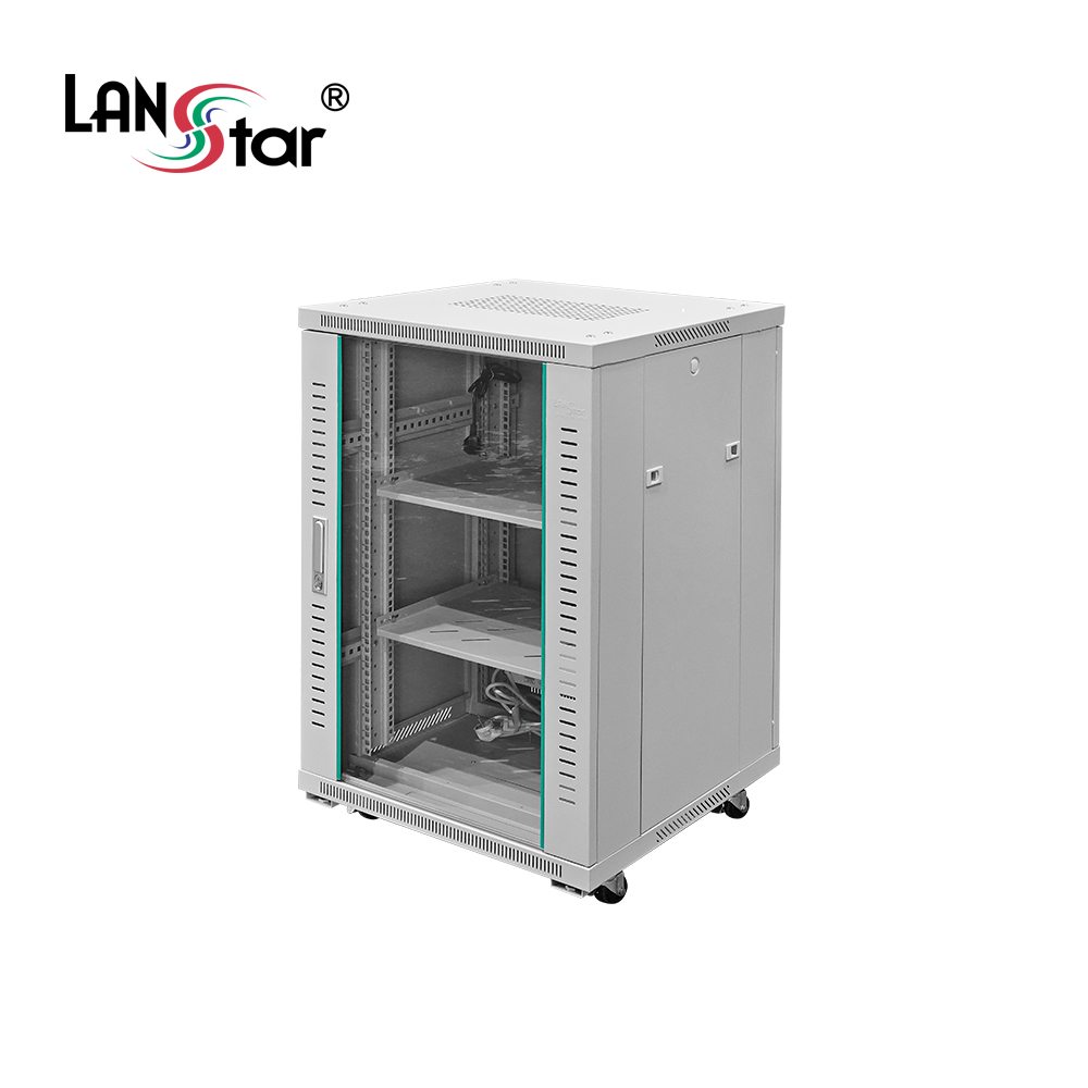 [무료배송] [LANstar] 허브랙 1000x600x600 18U LS-1000H 아이보리 [50004]
