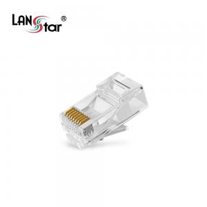 [LANstar] 모듈러콘넥터 , RJ-45, CAT.5E UTP, 3Clip, 8P8C [40630] (60)