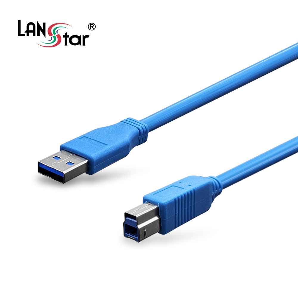[LANstar] USB 3.0 케이블 AM-BM 1.8M [10361]