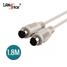 [LANstar] PS2키보드케이블 , DIN6P M／M 1.8M [10530]