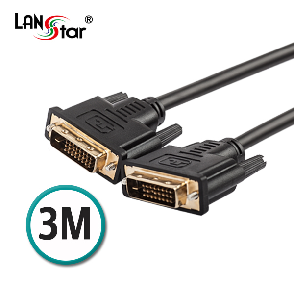 [LANstar] DVI 듀얼링크 케이블 DVI 24+1P MM 3M [10258]