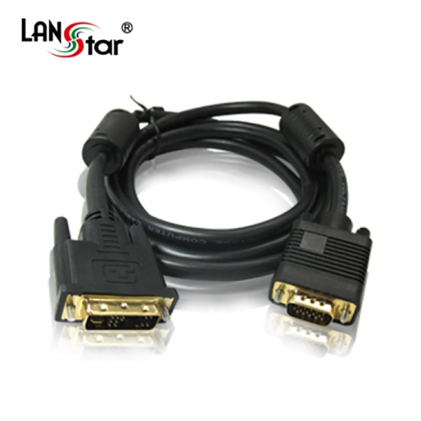 [LANstar] DVI-RGB케이블 , DVI 12＋5P／M-RGB15／M, 3M [10315] (50)