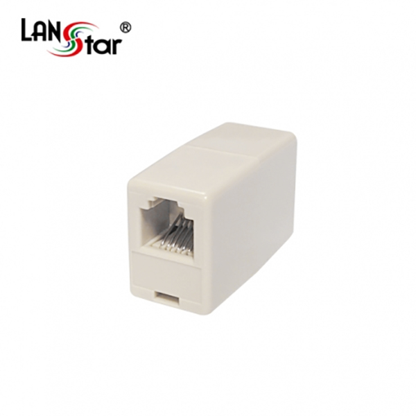 [LANstar] 커플러 I형 RJ-12 6P6C 고급형-선타입 [40022]