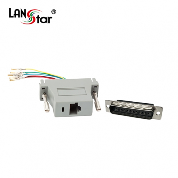 [LANstar] 패시브 , RJ-45, 8P8C／F - DB25／M [20037]