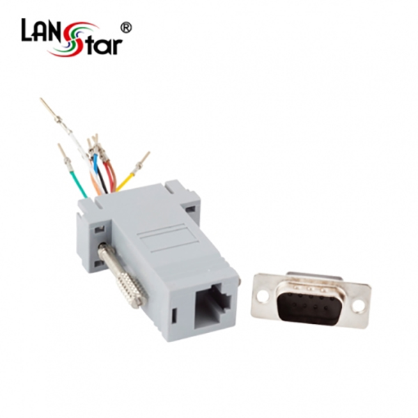 [LANstar] 패시브 , RJ-45, 8P8C／F - DB9／M [20035]