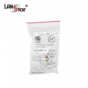[LANstar] 신형 Tooless키스톤잭,CAT.5E, white 대만산[40524]