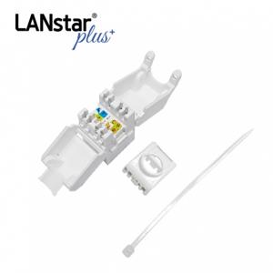 [◆Lanstar-Plus] UTP CAT.6A, 8P8C, 키스톤잭 모듈, I-Type, White [40541]