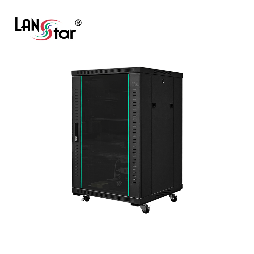 [무료배송] [LANstar] 허브랙, 1000x600x600 18U LS-1000HB 블랙 [50051]