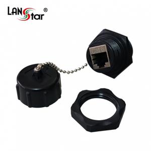[LANstar] 방수용,방수 공사 연결용 랜 커플러(RJ45 F/F타입), CAT.6, STP, IP67, UL [40591]