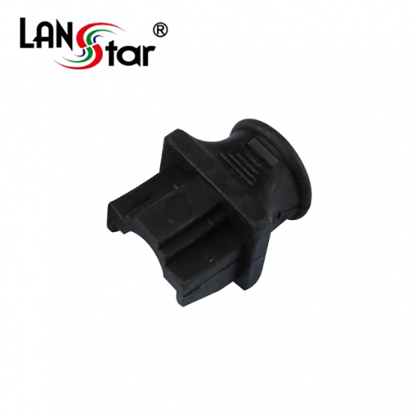 [LANstar] 랜포트(RJ45) 먼지덮개, DUST 커버, PVC, Black, 중국산 [40604]