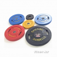 국산 50mm 클럽용 중량바벨 (2.5kg~20kg까지) 녹방지 처리 , 중량원판 , 벤치프레스 