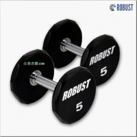 로버스트 5kg 아령 우레탄코팅 덤벨 5kg (1개) 