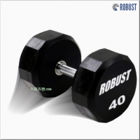 로버스트 40kg 아령 우레탄코팅 덤벨 40kg (1개) 