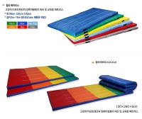 휠타매트리스 구르기매트  90WxL180X6T 색상 그린 블루 스카이블루 옐로우 레드 그레이
