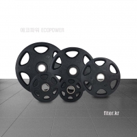 에코원판 ECO바벨 105kg 1세트  (2.5kg 5kg 10kg 15kg 20kg)