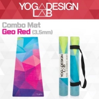 Combo Mat Geo Red (3.5mm) Yoga Design Lab 요가매트/타올 일체형 콤보매트
