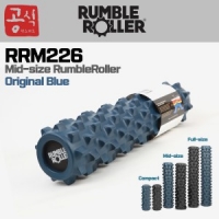 	 [RumbleRoller] 미드사이즈 럼블롤러 오리지널 블루 RRM226 55cm 폼롤러 원형 Mid-size RumbleRoller Original Blue 필라테스 마사지 폼롤러(공식수입 정품)