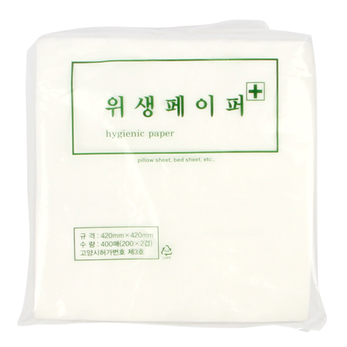 [CM] 일회용 위생베개커버(위생카바) 420mm x 420m