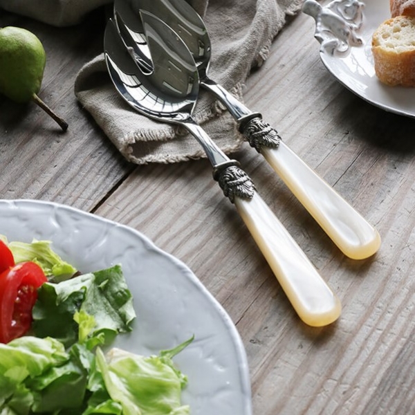 NAPOLEON SERVERS PEARL IVORY_샐러드 서버 2Pcs Set