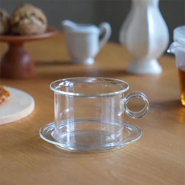 LAP. I_ 글래스 컵&소서 WIDE 260ml