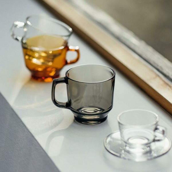 KINTO _ LUX Smoke glass cup 3size