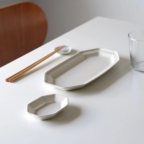 KAMOME Octgonal Long Plate_카모메 팔각형 롱 플레이트 (2size)