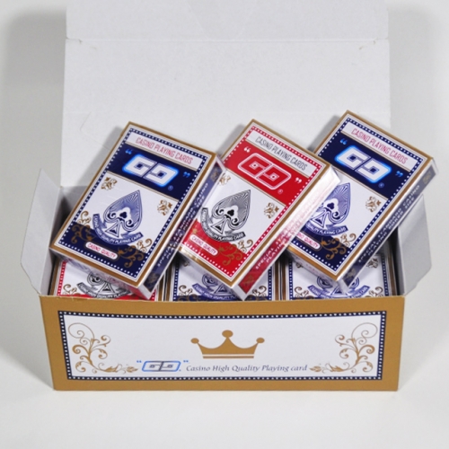 GG 카드 홀덤 양면 엠보싱 종이 플레잉카드(수입 원단)-상자(12개) GG 카드 홀덤 양면 엠보싱 종이 플레잉카드(수입 원단)-상자(12개)