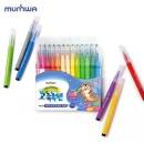 문화 더존키즈 마르지않는 촉촉펜 24색 사인펜