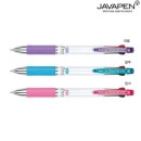 4000 자바 저중심 제트3볼M 3색 유성볼펜 0.5mm