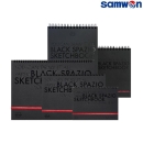 아트스퀘어 스파지오블랙 점보 스케치북 SB12 110g A4 210x297mm 내지100매