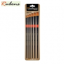 루벤스 수채화붓 NEW720T 평붓 6본세트