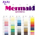 2022년 리뉴얼 두성 칼라 머메이드지 전지 178g /오리지널 양면 엠보스색지 낱장판매