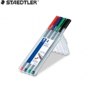 스테틀러 트리플러스화인라이너/triplus fineliner  4색세트 334SB4