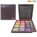 문교 아티스트 소프트오일파스텔 120색 나무케이스 MOPV-120W