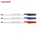 모나미 153볼펜 스틱형 0.7mm 12자루/다스