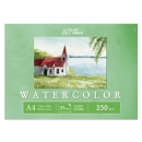 두성 NEW 아트프린스 워터칼라스케치북 W08 1면제본 A4 250g 25매 210x297mm