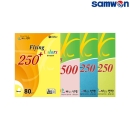 삼원 A4 플라잉칼라복사지 레인보우R02 5색혼합 250매80g