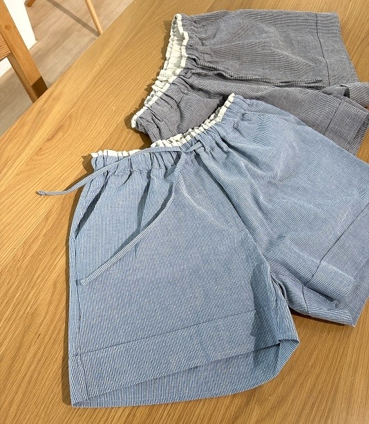 스트라이프 반바지(2color)