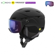 스미스 변색 바이저 헬멧 (2526 SMITH SURVEY PHOTO BLK HELMET)