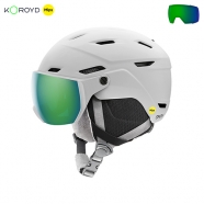 스미스 주니어 바이저 헬멧 (2526 SMITH SURVEY JR WHT HELMET)