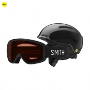 스미스 고글 헬멧 세트 (2526 SMITH GLIDE MIPS COMBO BLACK)