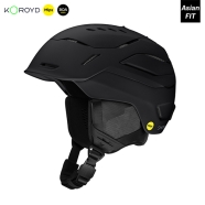 스미스 헬멧 밴티지 밉스 (2627 SMITH VANTAGE MIPS BLK HELMET)