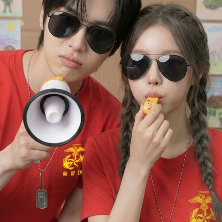 (특가)해병대 레드 면티셔츠 (ST115)