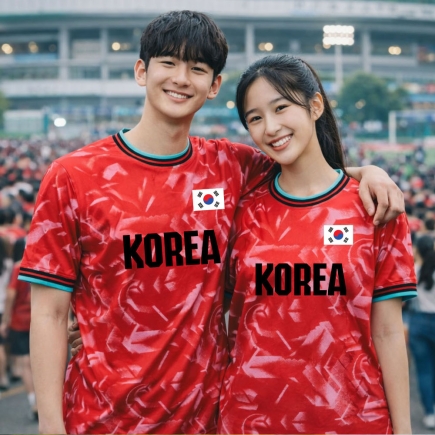 축구반티 (반팔) 대한민국 홈 6345